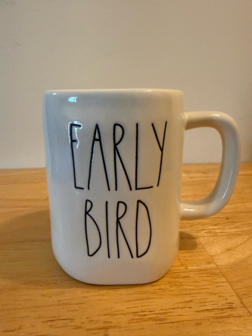 Rae Dunn "EARLY BIRD" Ceramic Coffee Mug